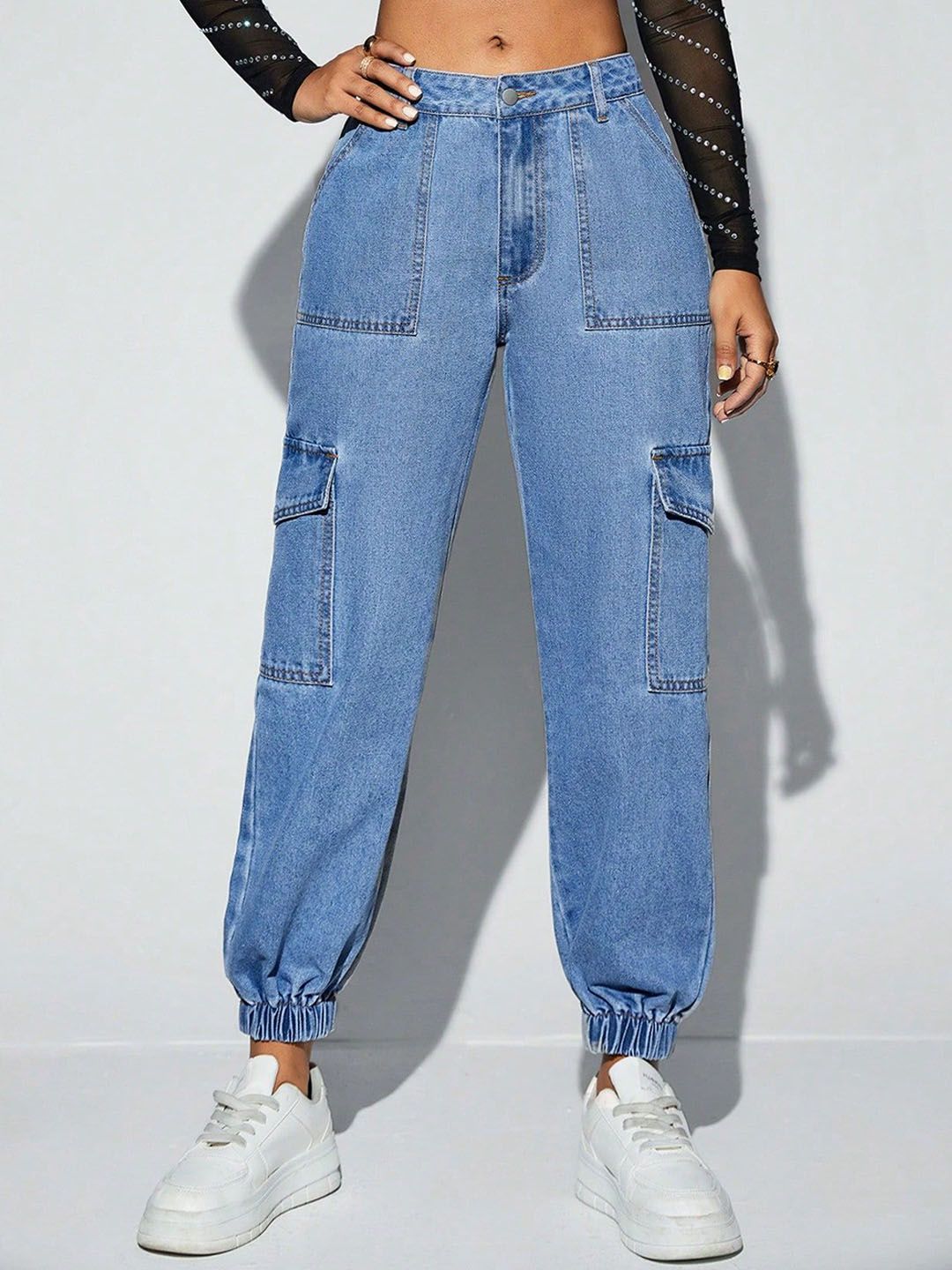 Kotty Women Jean Jogger High-Rise Stretchable Jeans