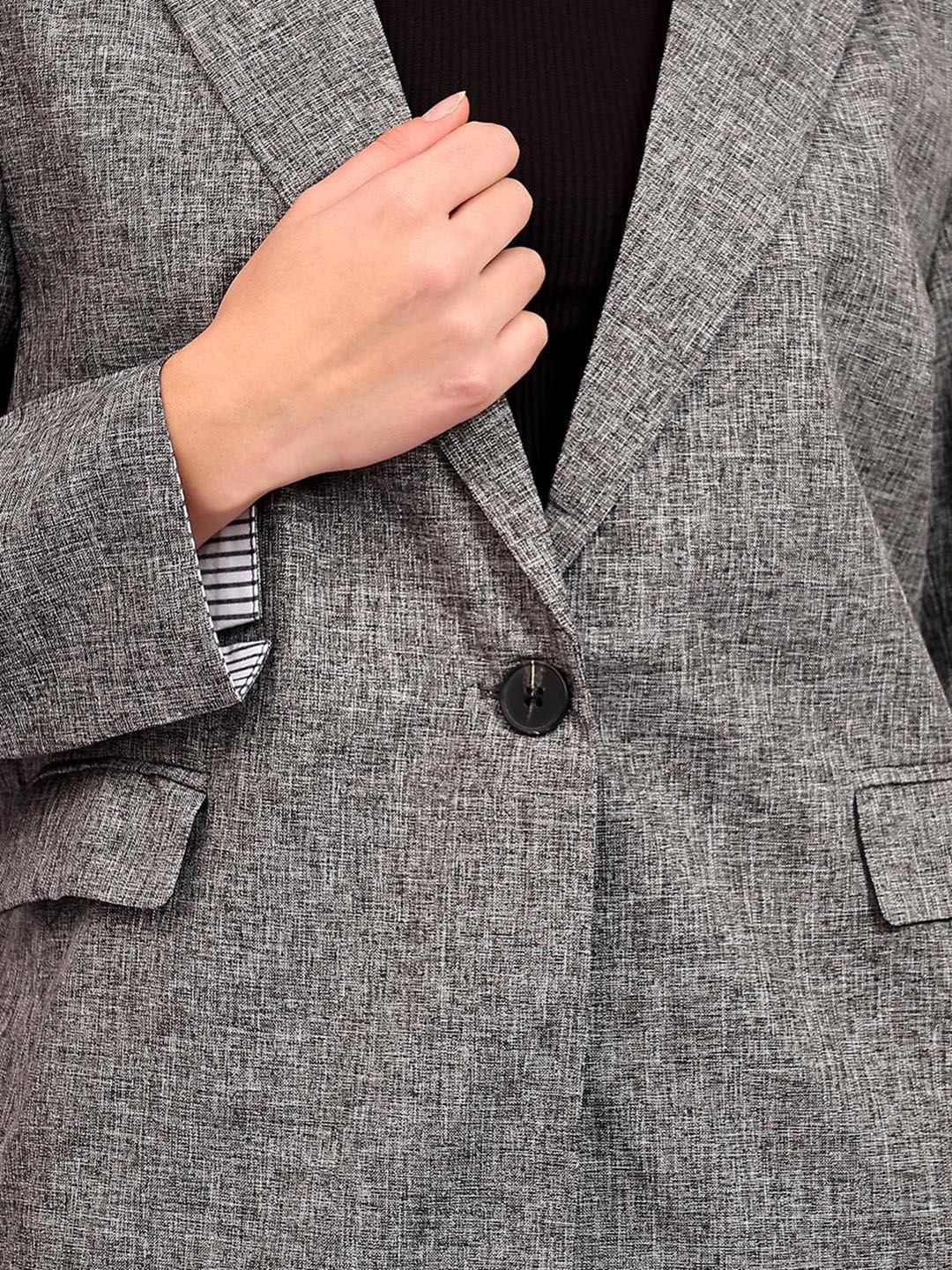 Kotty Notched Lapel Single Breasted Blazer