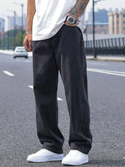 Kotty Men Cotton Relaxed Fit Mid-Rise Stretchable Jeans