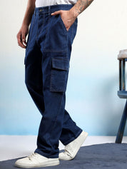 Kotty Men Straight Fit Low-Rise Stretchable Jeans