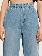 Kotty Women Straight Fit High-Rise Stretchable Jeans