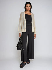 Kotty Women V-Neck Cotton Cardigan