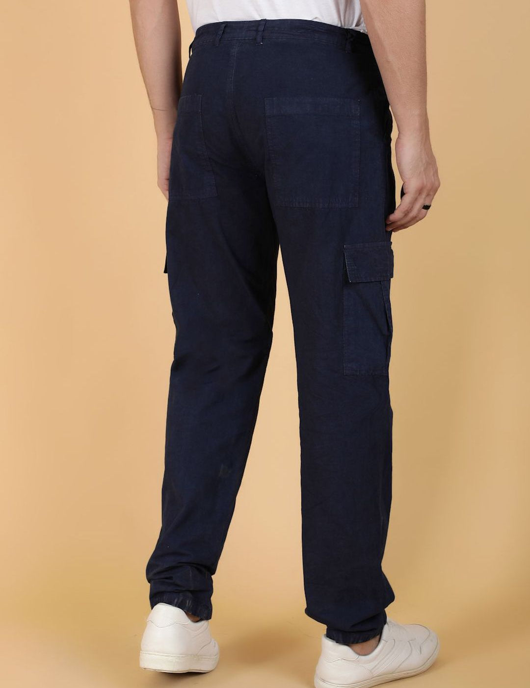 Kotty Men Easy Wash Regular Fit Cargos Trousers