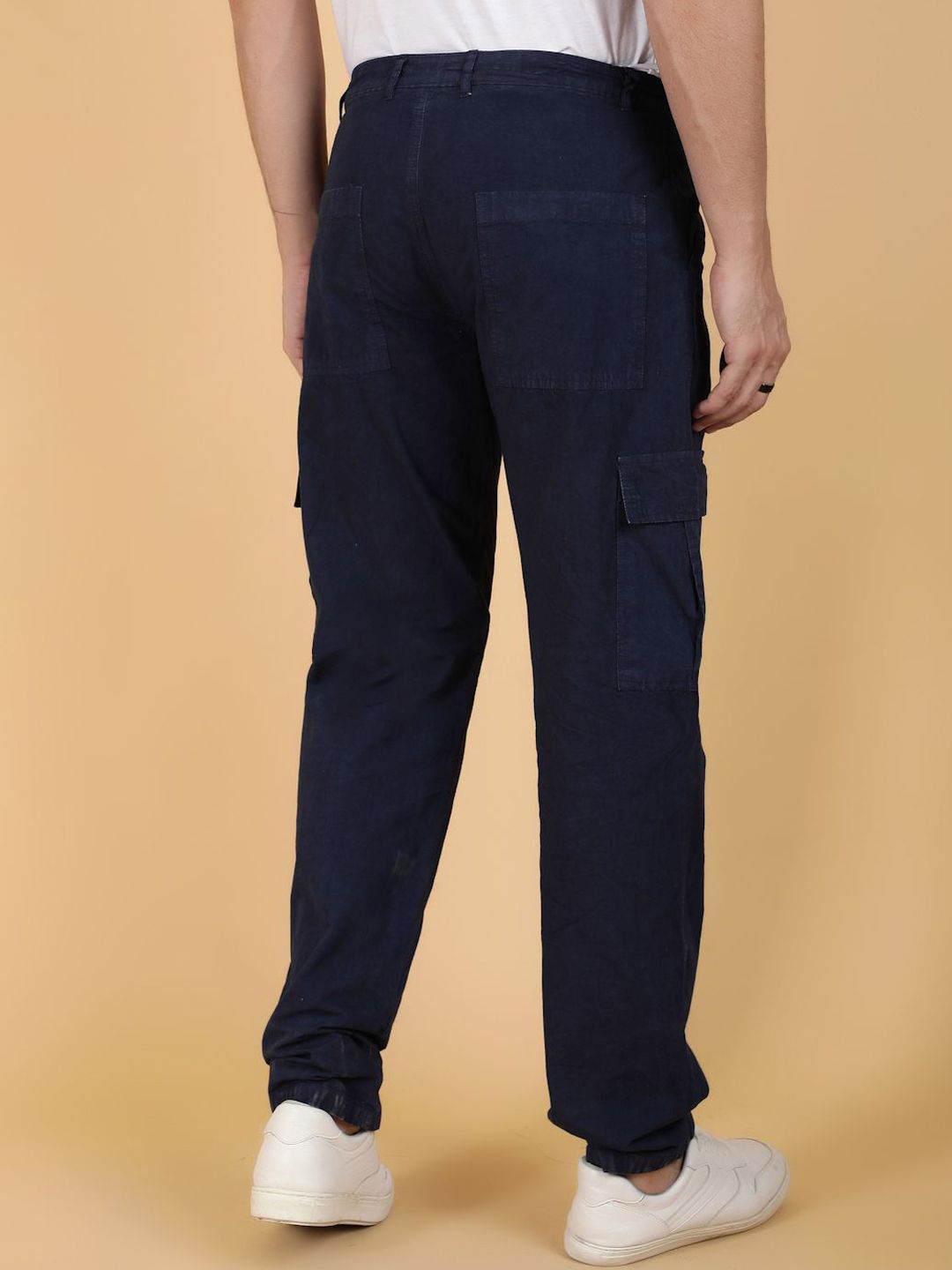 Kotty Men Easy Wash Regular Fit Cargos Trousers