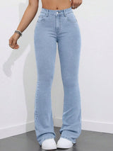 Kotty Women Bootcut High-Rise Stretchable Jeans