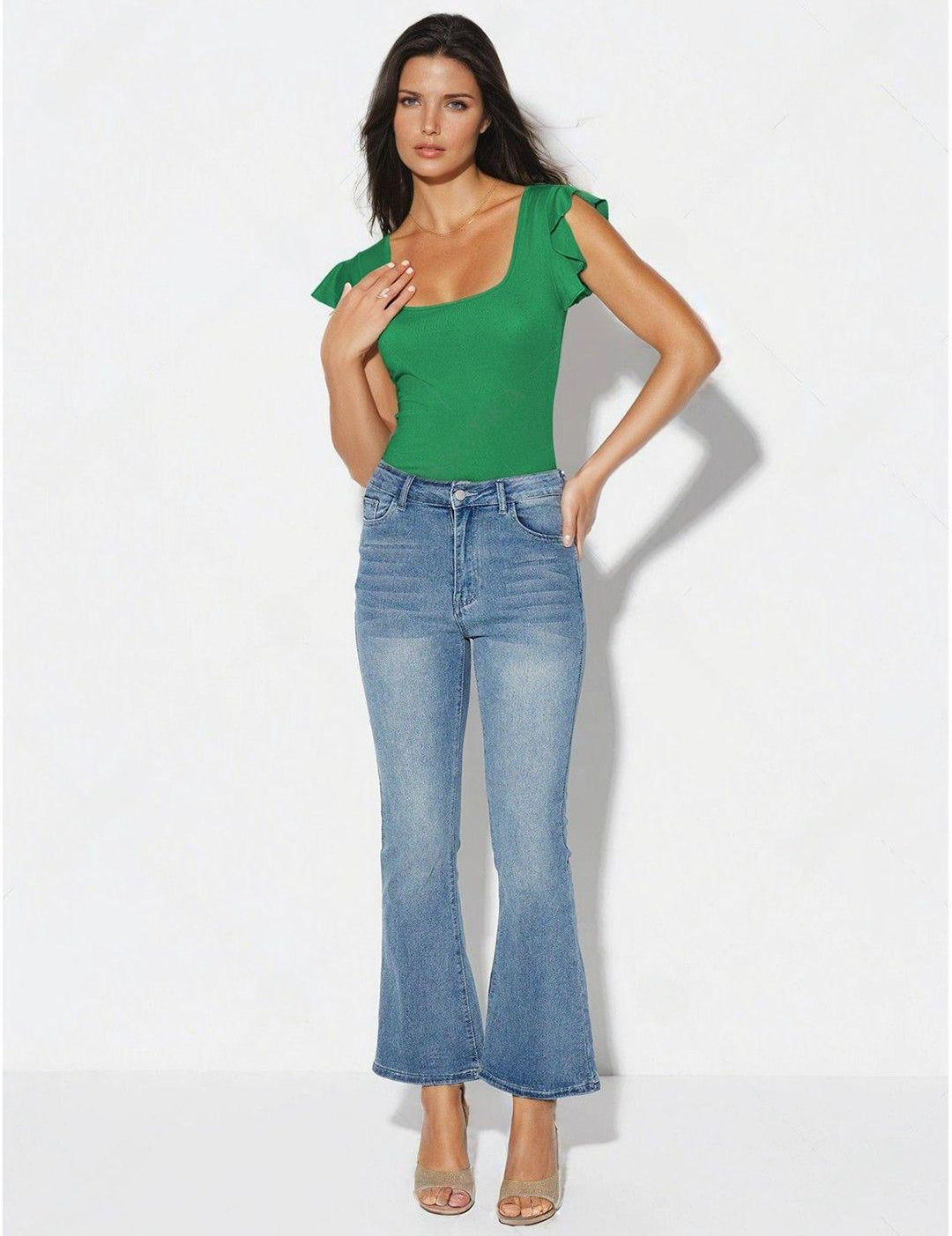 Kotty Women Solid Scoop Neck Top