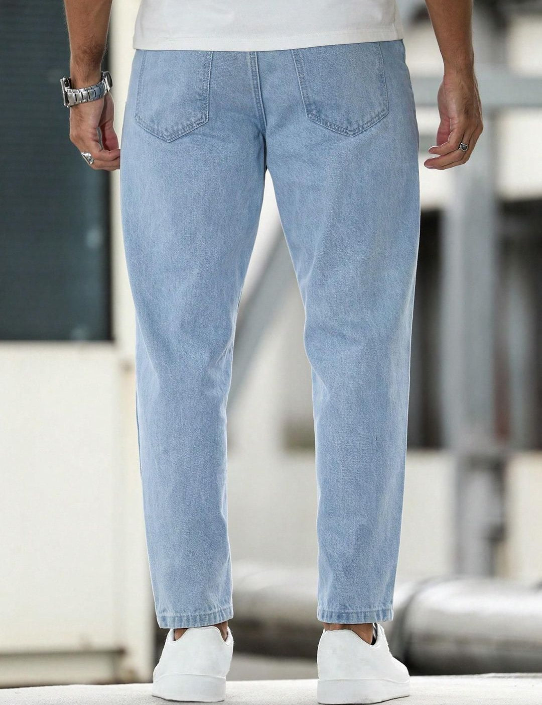 Kotty Men Straight Fit Low-Rise Stretchable Jeans