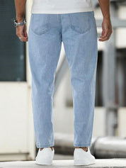 Kotty Men Straight Fit Low-Rise Stretchable Jeans