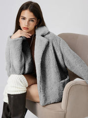 Kotty Lightweight Open Front Lapel Collar Jacket