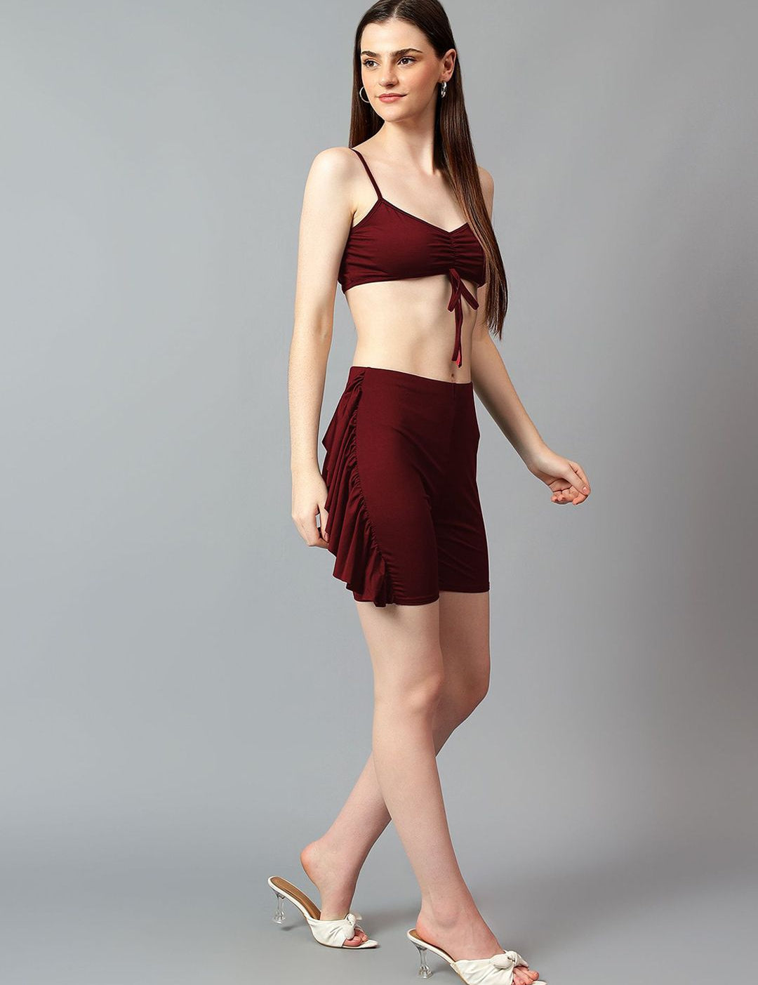 Kotty Women Shoulder Straps Co-Ords Set