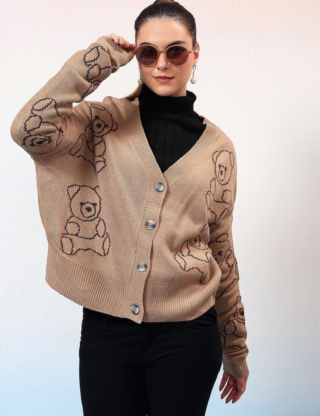 Kotty Women Printed Cardigan