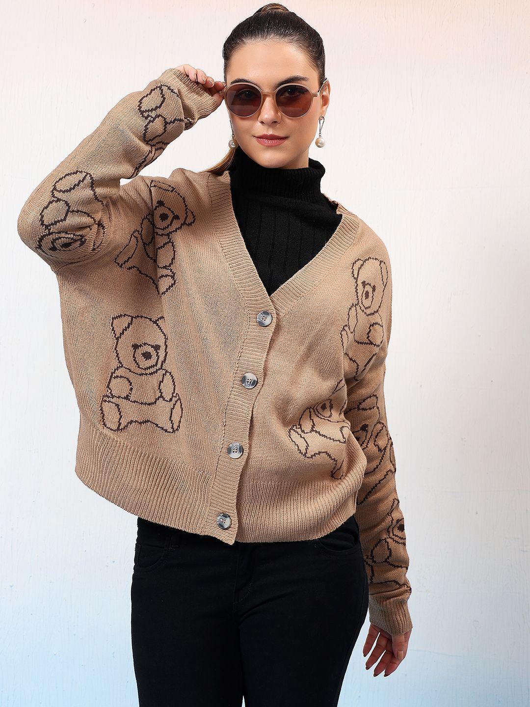 Kotty Women Printed Cardigan