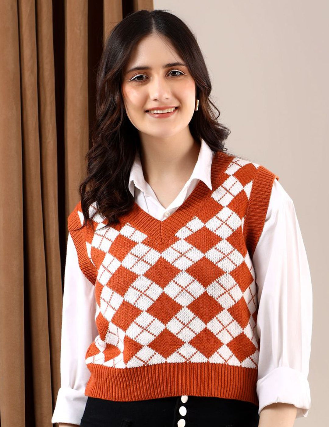 Kotty Women Chevron Printed Pullover