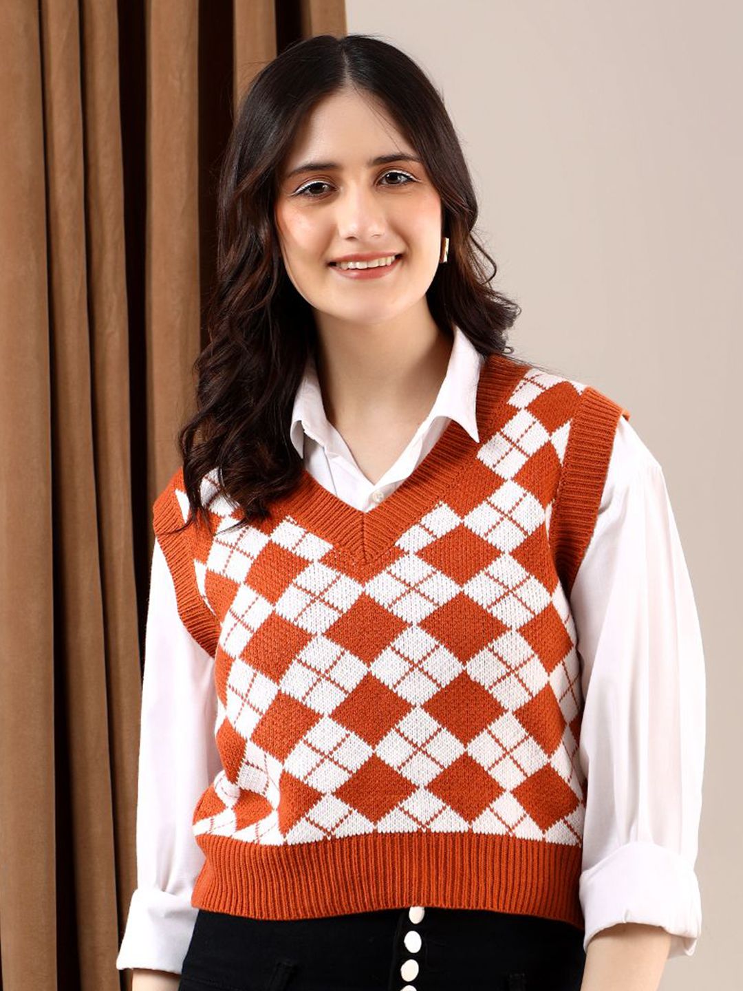 Kotty Women Chevron Printed Pullover