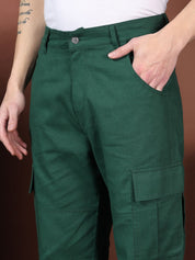Kotty Men Relaxed Easy Wash Cargos Trousers