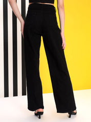 Kotty Women Jean Straight Fit High-Rise Stretchable Jeans