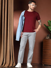 Kotty Men Relaxed Easy Wash Cargos Trousers