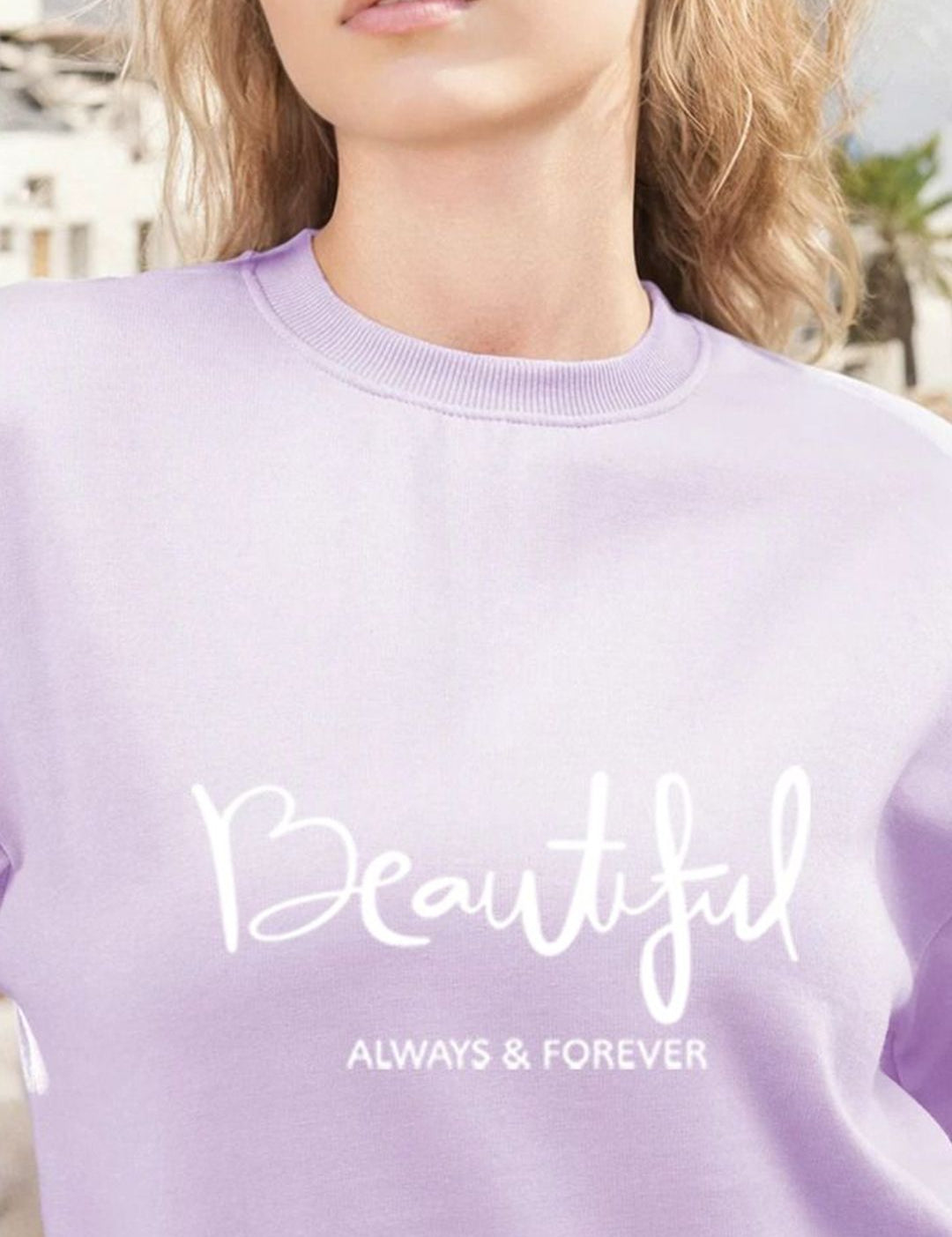 Kotty Women Typography Printed Round Neck Sweatshirt