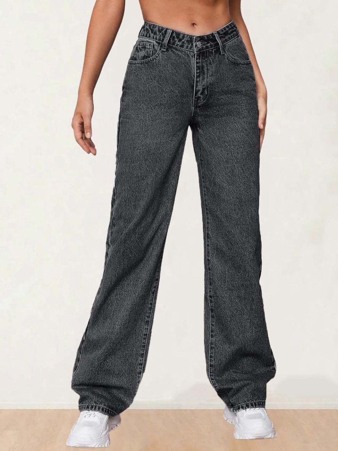 Kotty Women Regular Fit High-Rise Clean Look Stretchable Jeans