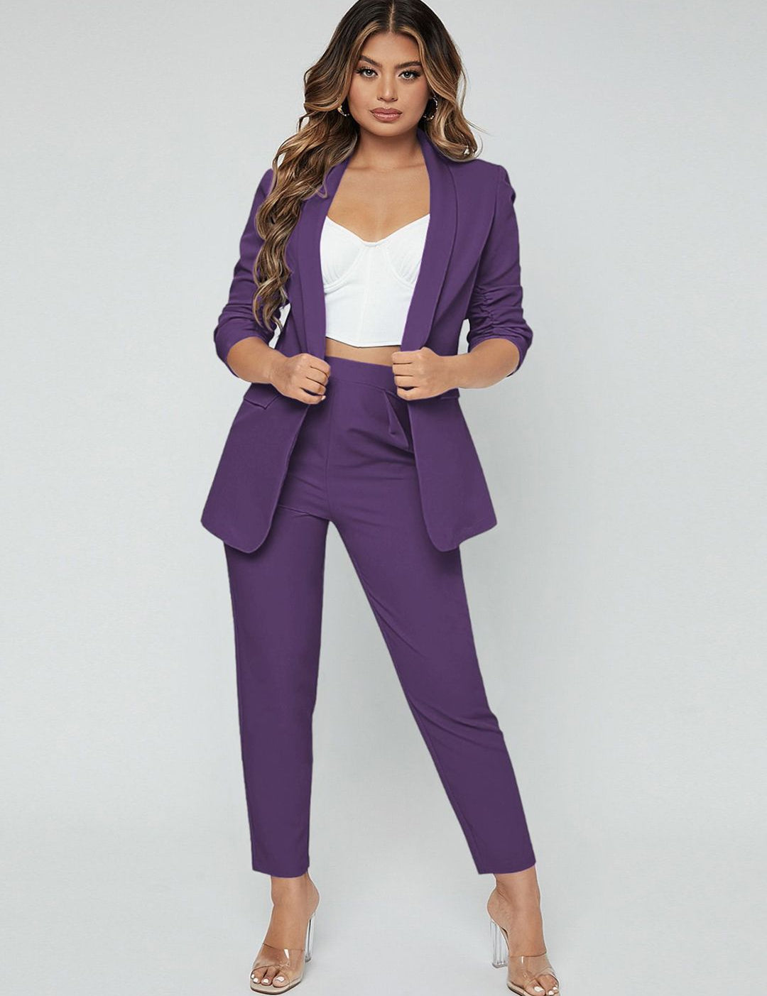 Kotty Shawl Collar Blazer With Trouser 