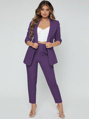 Kotty Shawl Collar Blazer With Trouser 