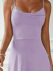 Kotty Women Solid Shoulder Straps Maxi Dress