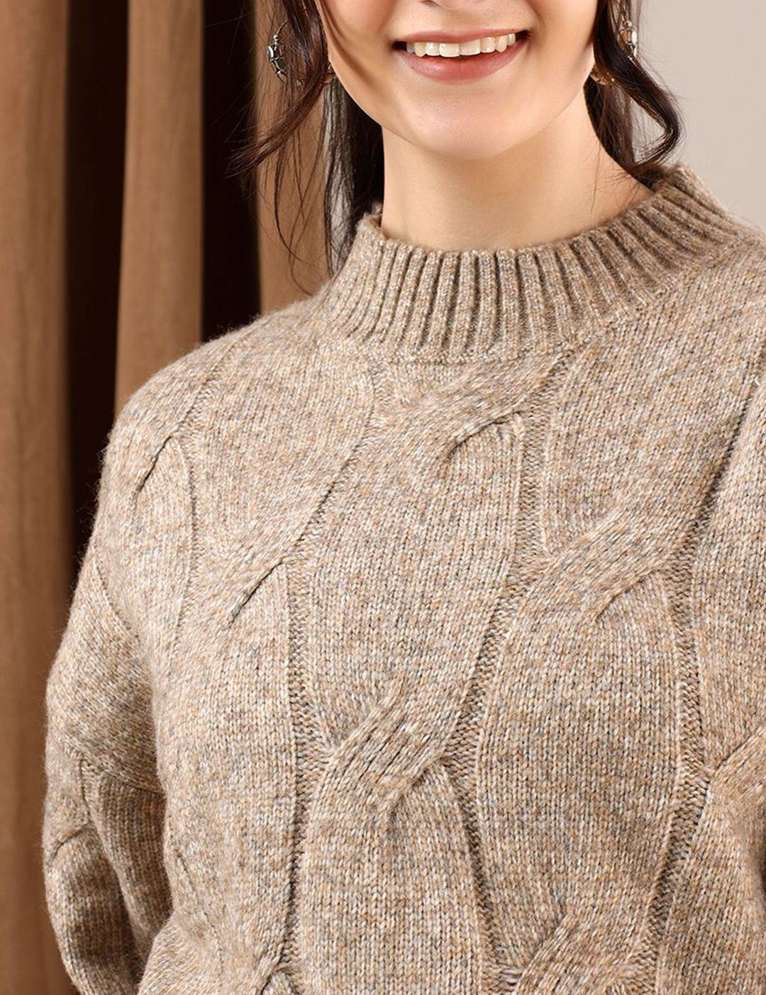 Kotty Women Cable Knit Pullover