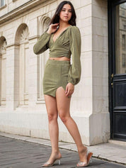 Kotty Crop Top With Skirt