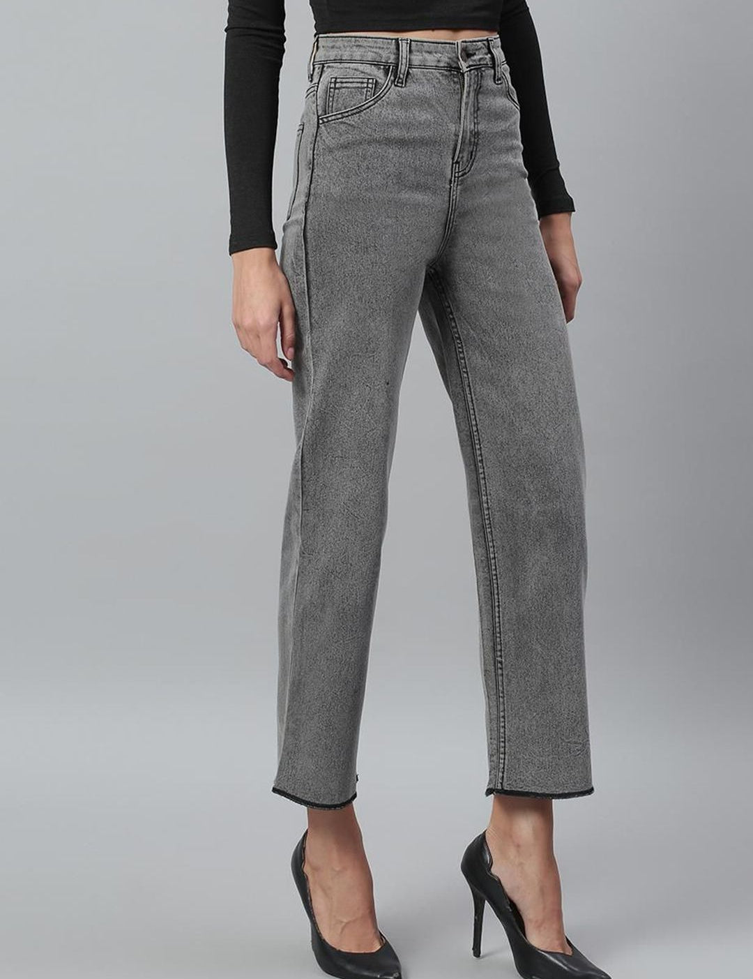 Kotty Women Jean Bootcut High-Rise Stretchable Jeans