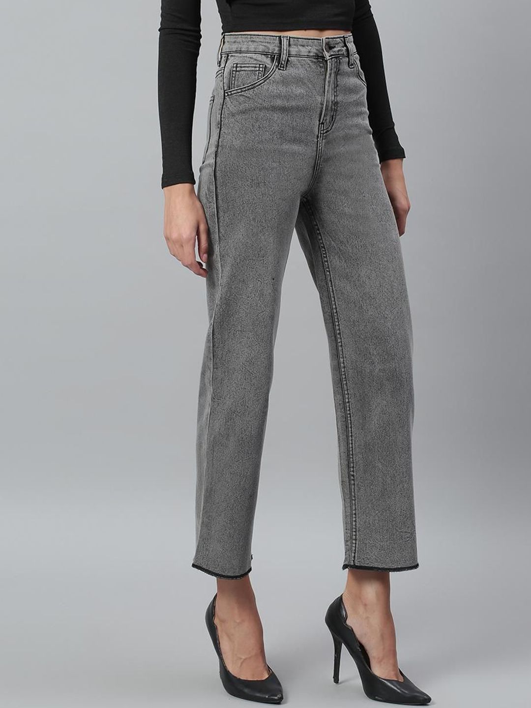 Kotty Women Jean Bootcut High-Rise Stretchable Jeans