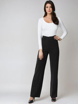 Kotty Scoop Neck Long Sleeves Thermal T-shirt With Trousers