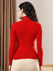 Kotty Women High Neck Long Sleeves Pullover