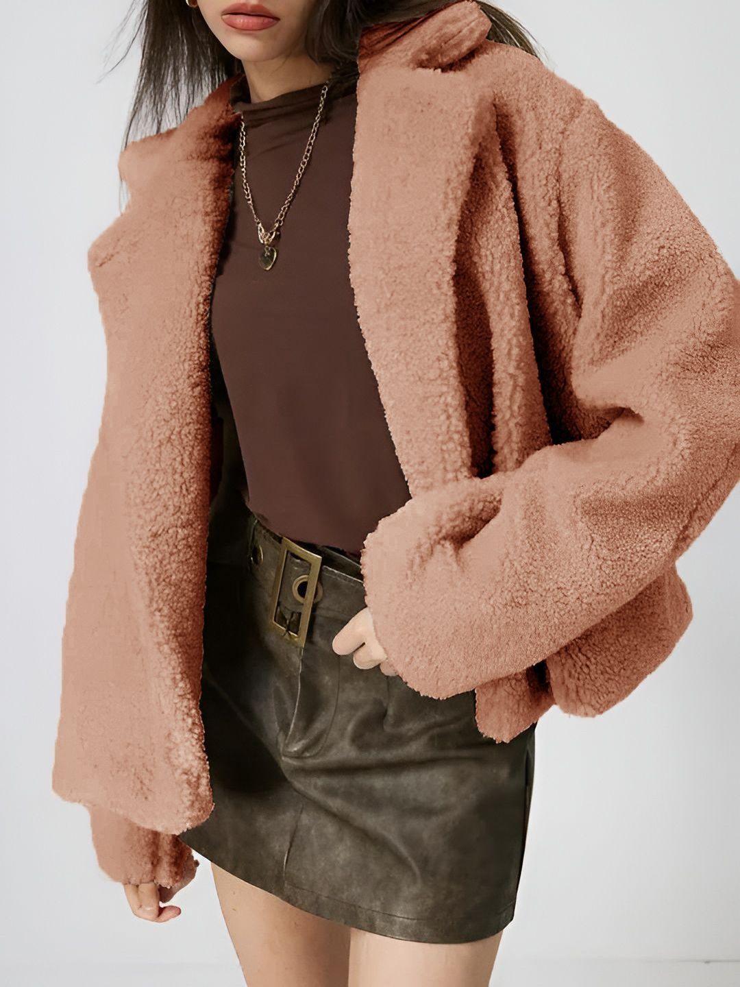 Kotty Lightweight Open Front Lapel Collar Jacket