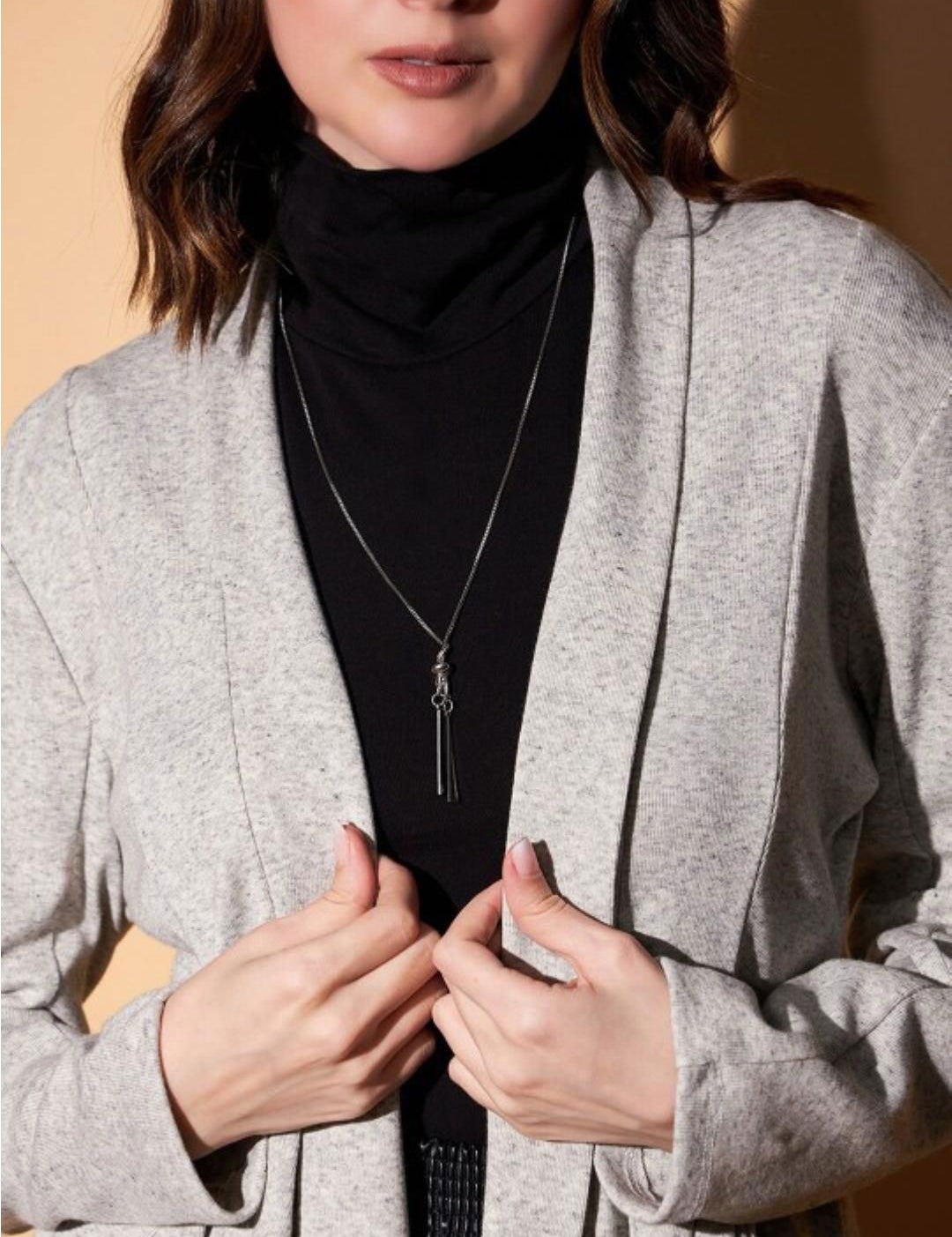 Kotty Long Sleeves Open Front Shrug