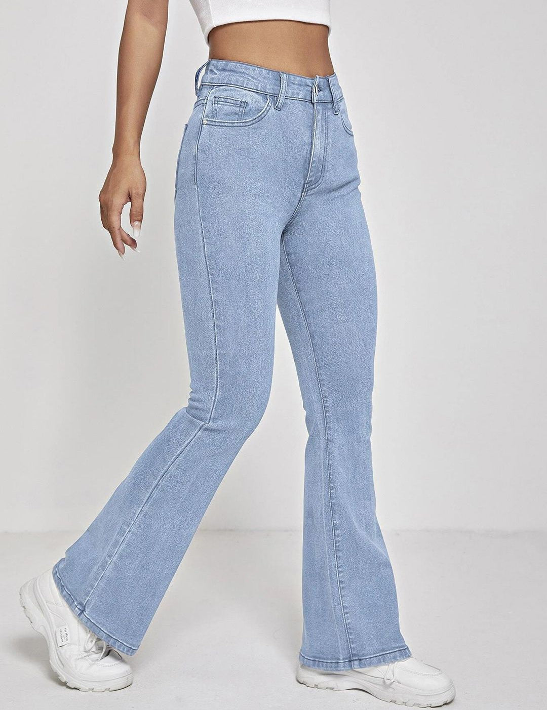 Kotty Women Bootcut High-Rise Stretchable Jeans