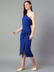 Kotty One Shoulder Sheath Midi Dress