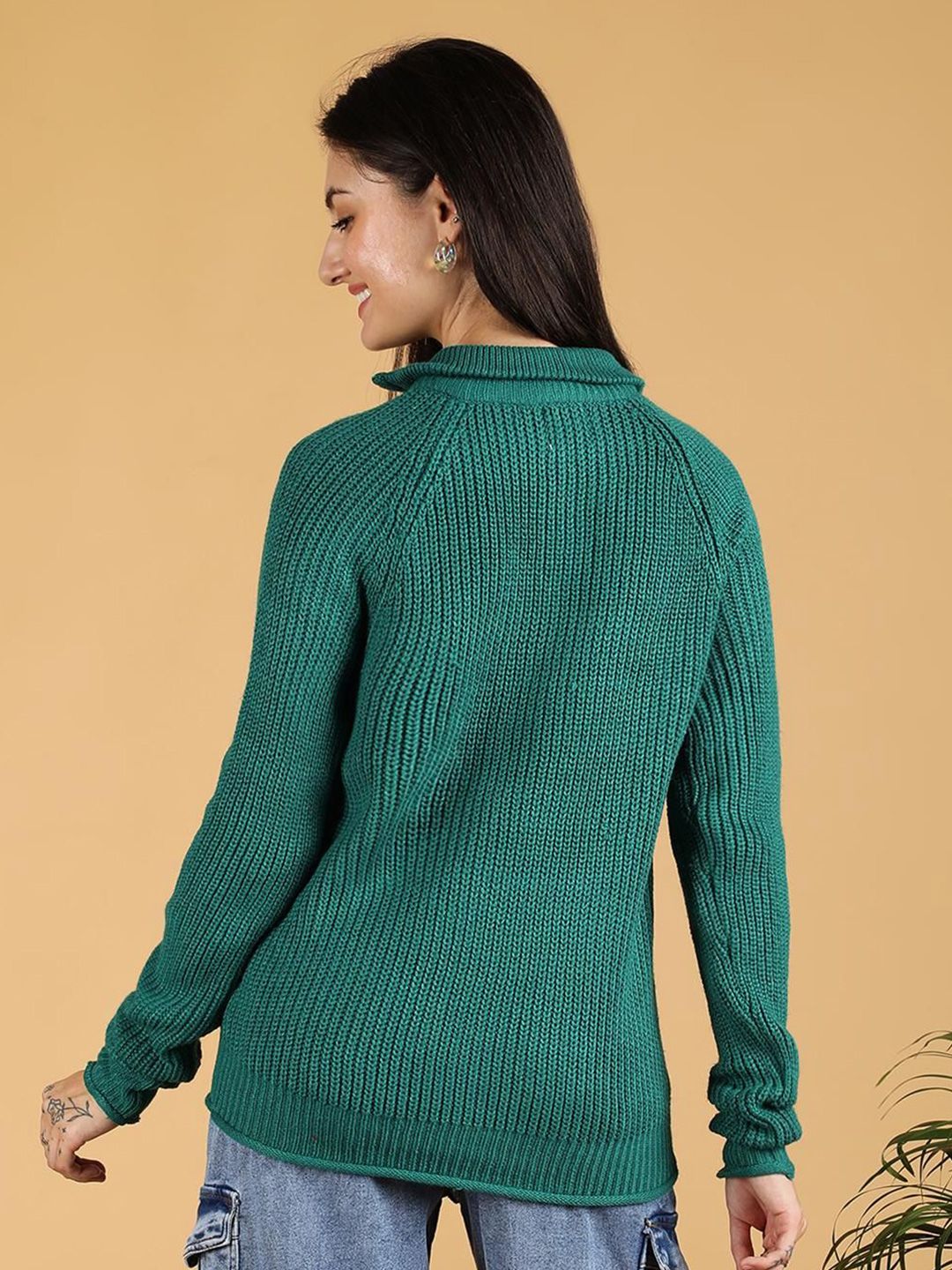 Kotty Women Half Zipper Cotton Pullover