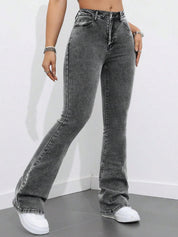 Kotty Women Flared High-Rise Stretchable Jeans