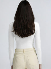 Kotty White and Black Scoop Neck T-Shirt with Trouser