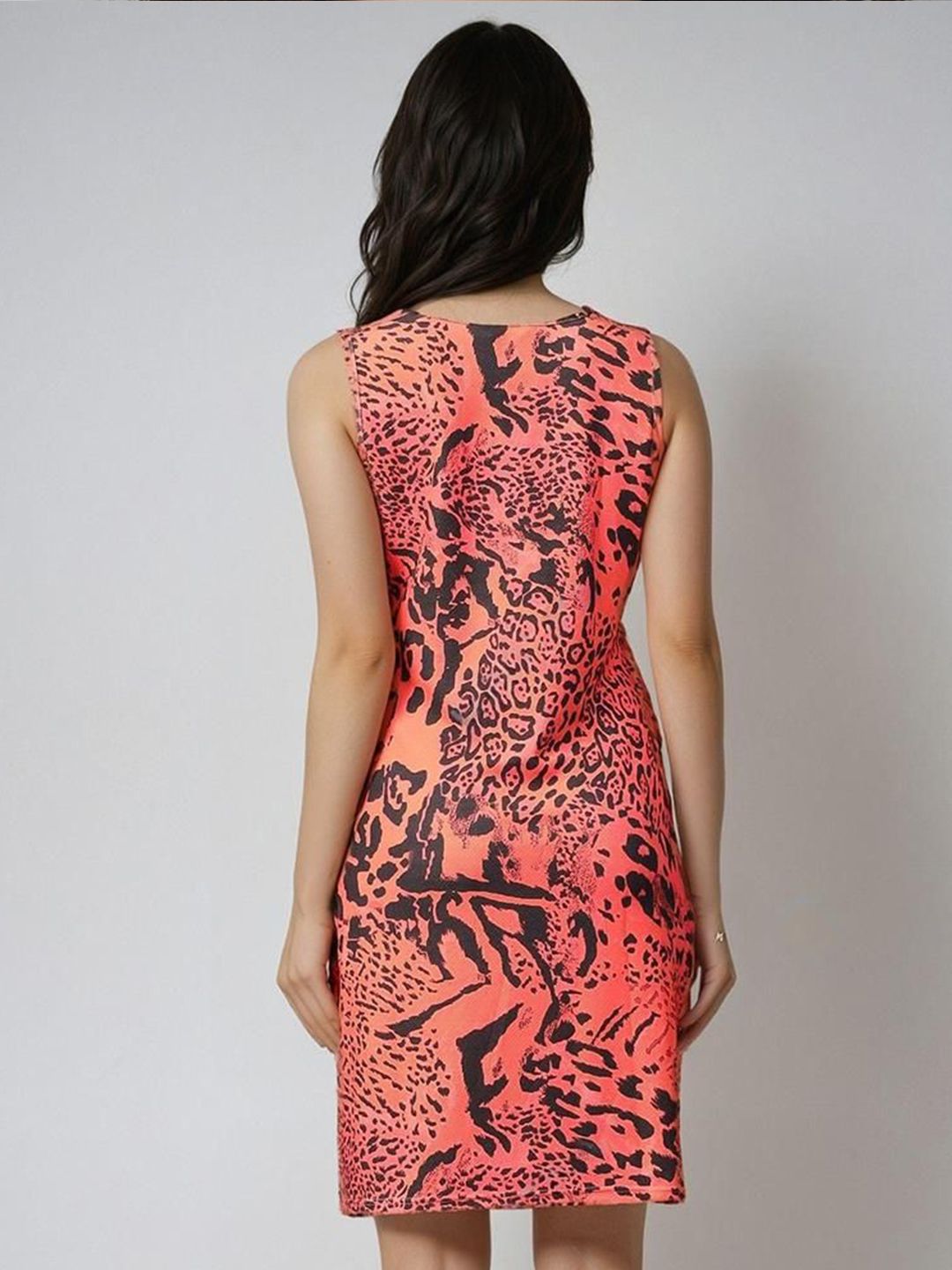 Kotty Women Animal Printed Sheath Dress
