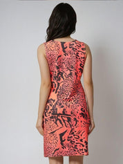 Kotty Women Animal Printed Sheath Dress
