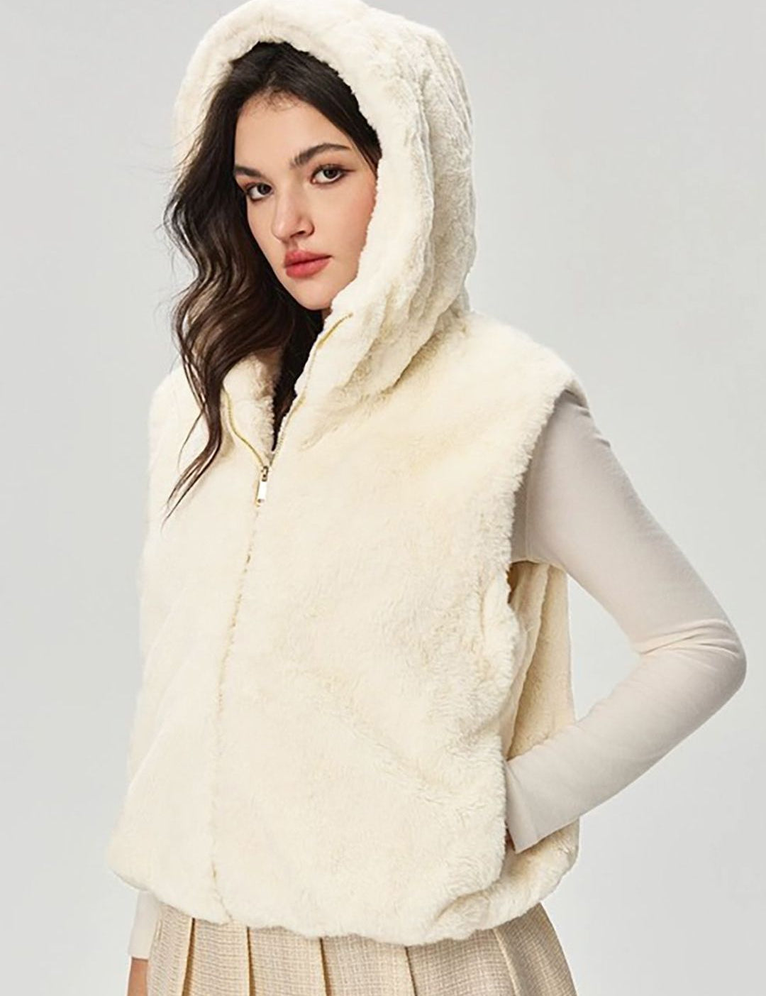 Kotty Women Hooded Open Front Jacket