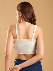 Kotty Women Print Cotton Crop Top