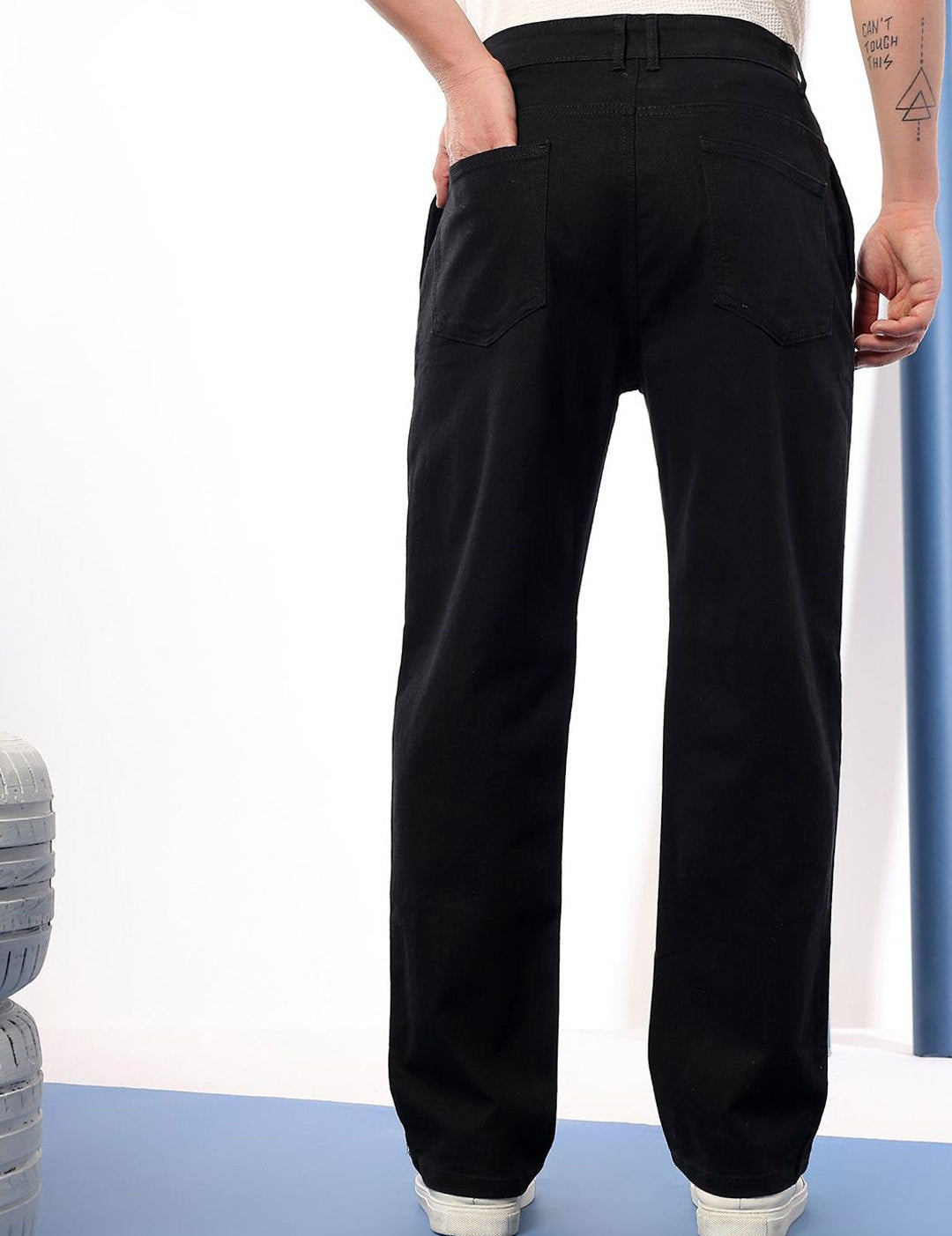 Kotty Men Comfort Regular Fit Mid-Rise Stretchable Jeans