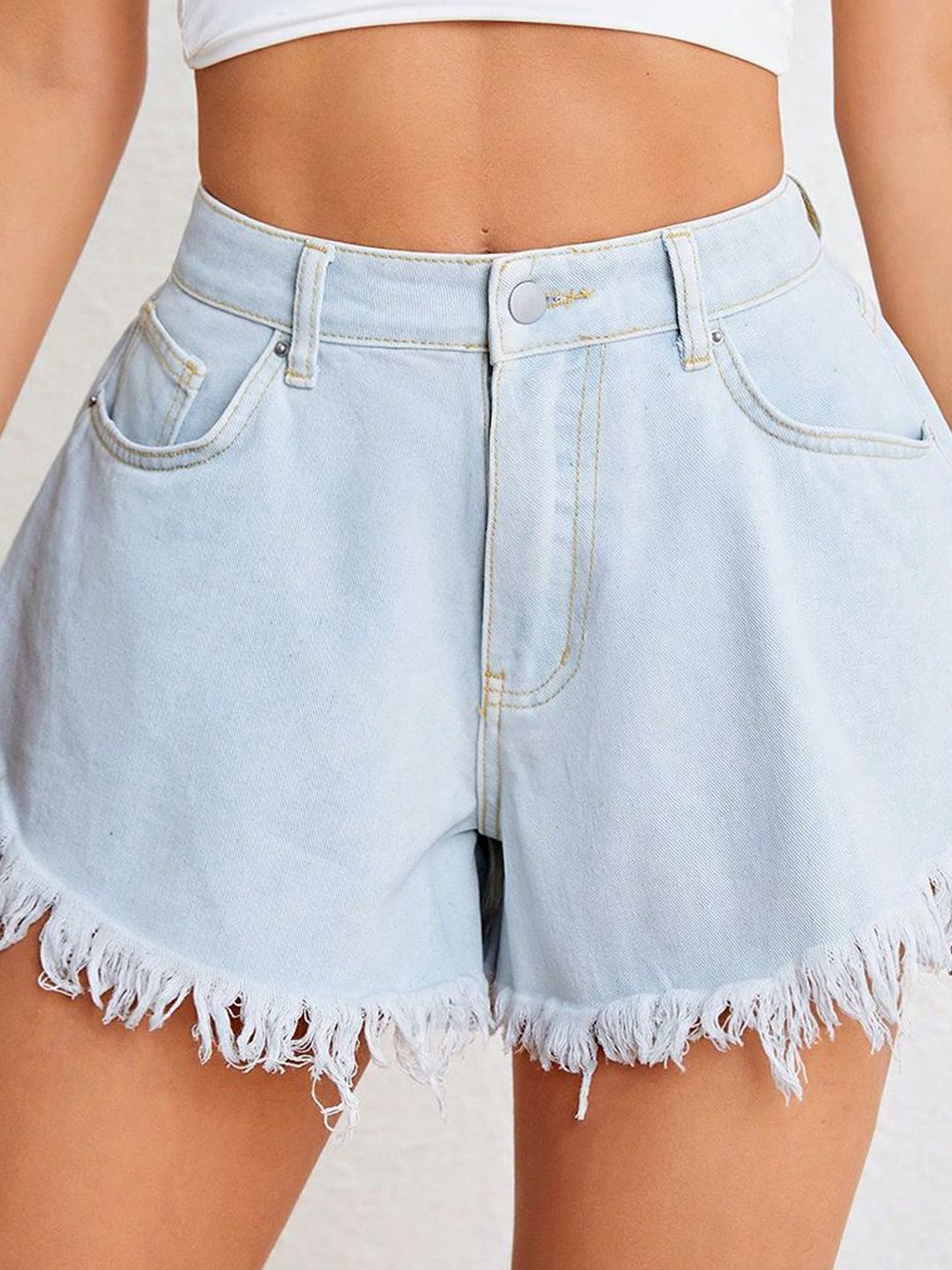 Kotty Women High-Rise Denim Shorts