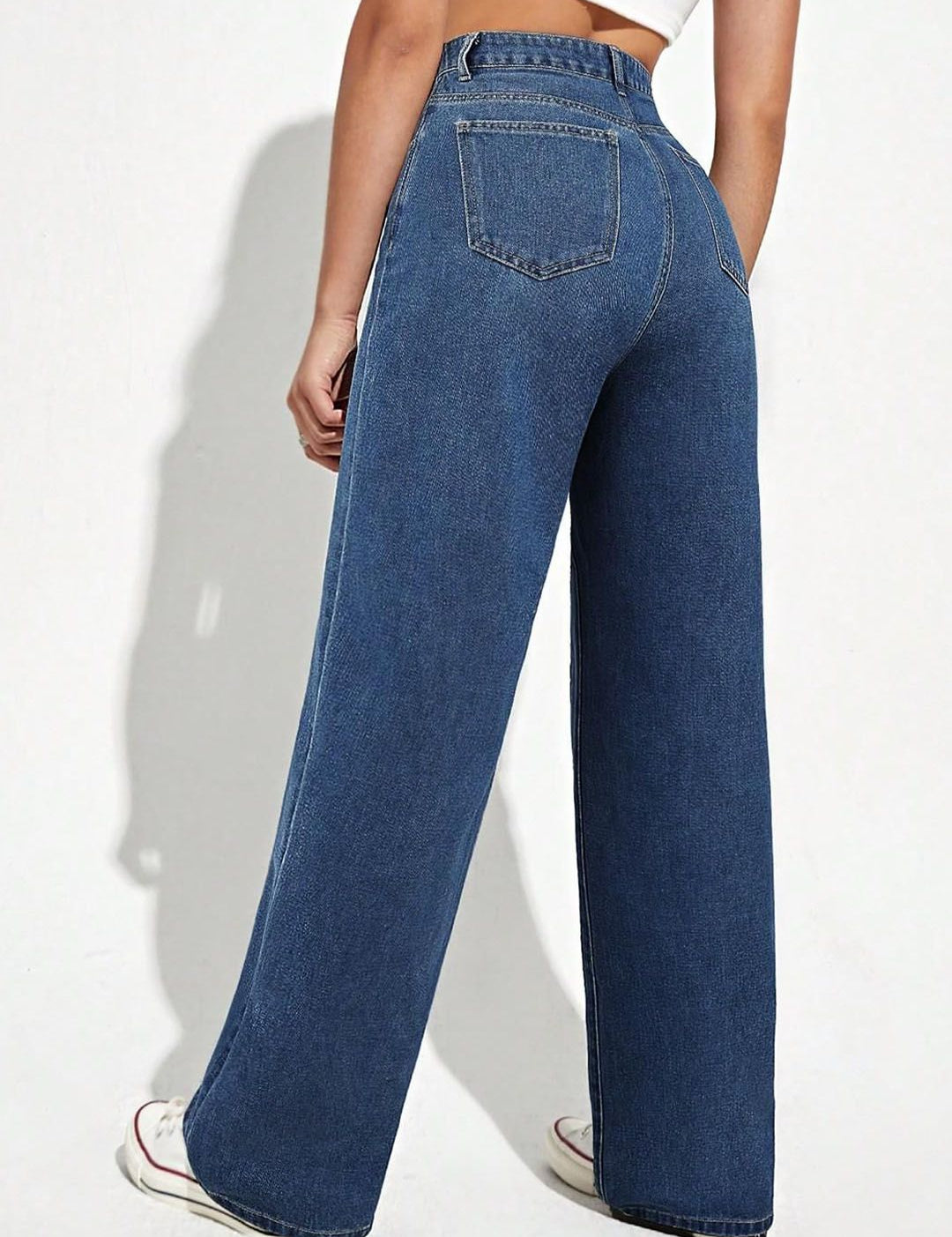 Kotty Women Cotton Straight Fit High-Rise Stretchable Jeans