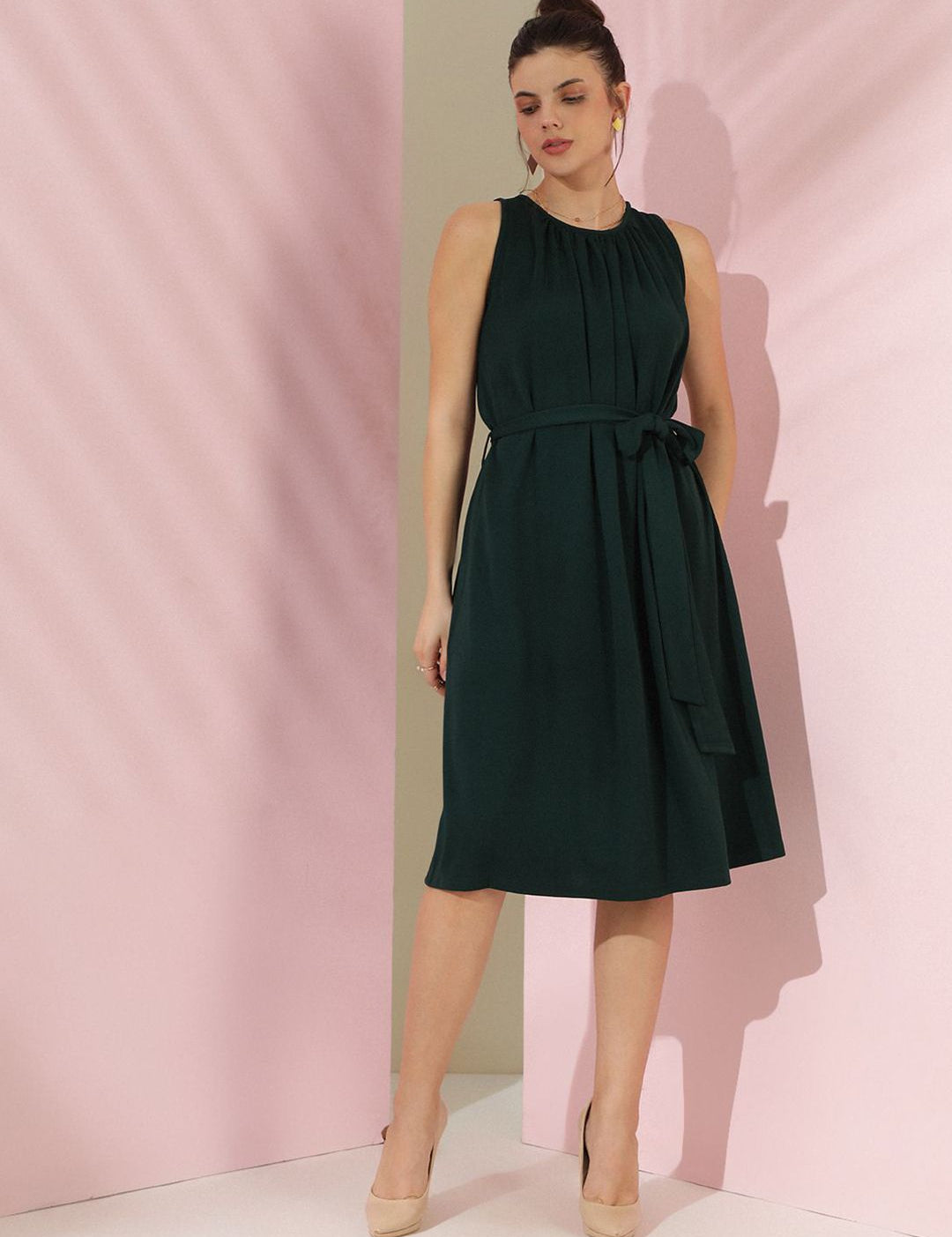 Kotty Women Sleeveless Fit & Flare Dress