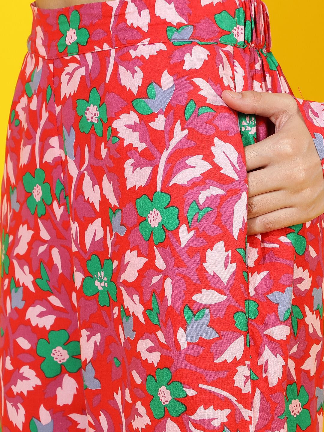 Kotty Floral Printed Shirt With Trouser 