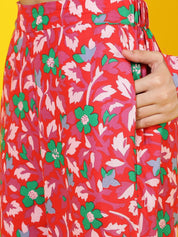 Kotty Floral Printed Shirt With Trouser 