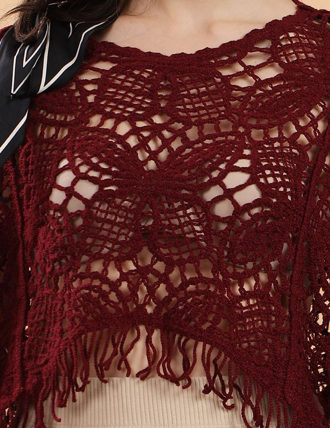 Kotty Women Solid Self Design Cotton Top